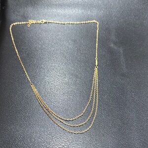 Gold Layered Chain Necklace - Women's Jewelry